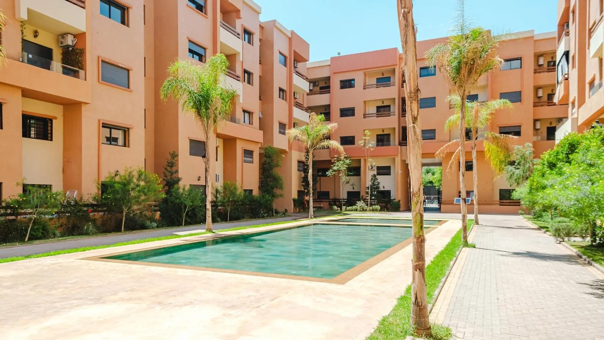 Charming Apartment Near M Avenue Pool, Parking Marrakesh